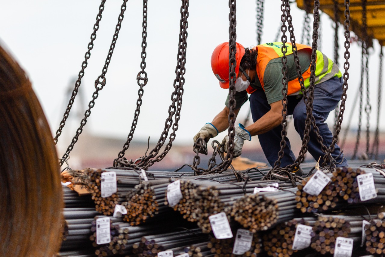 importação de aço